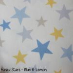 Funky Stars - Blue & Lemon copy