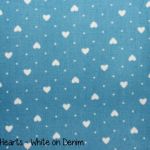 Hearts - White on Denim copy
