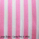 Large Stripe - Candy Pink & White copy