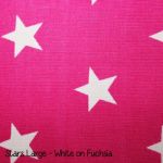 Stars Large - White on Fuchsia copy