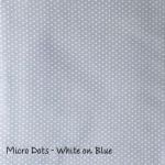 Micro Dots - White on Blue  copy