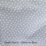 Small Hearts - White on Blue copy