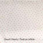 Small Hearts - Pink on White copy