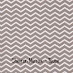 Chevron Narrow  - Taupe 