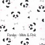 Pandas - White & Pink