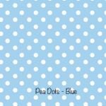 Pea Dots - Blue