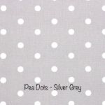 Pea Dots - Silver Grey